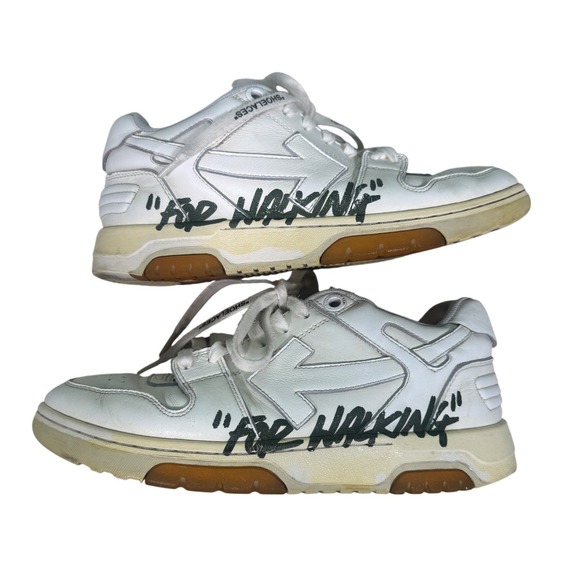 Off-White Other - OFF-WHITE Out Of Office For Walking Sneakers White Leather Mens Size 40